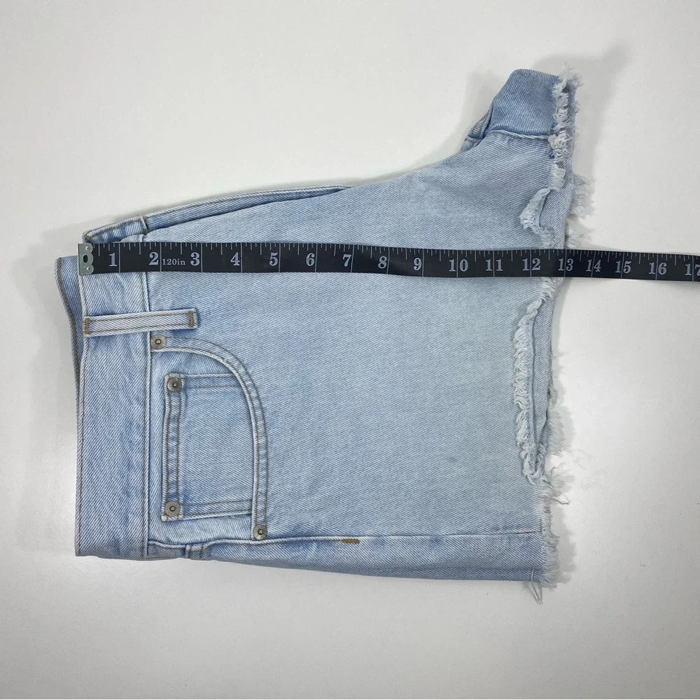 J. Crew BF381 Waterside Light Blue Wash Relaxed Denim Cutoffs Jean Shorts 29 - Picture 14 of 15